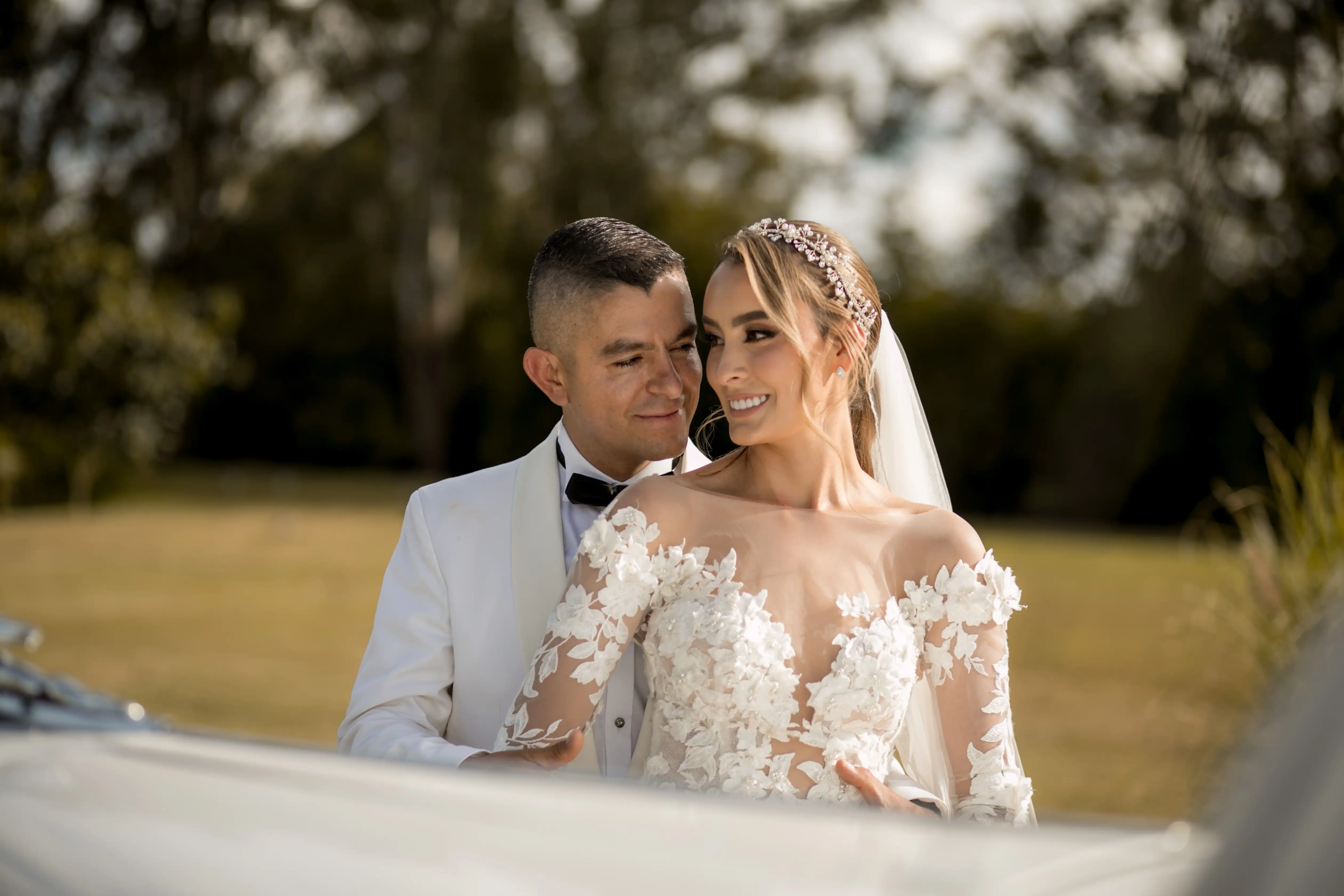 María José y Augusto el día de su boda