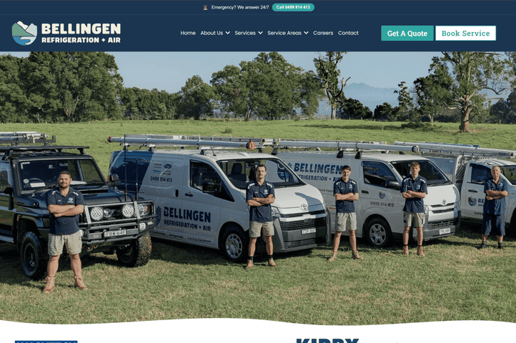 Snap Systems Website For AC and Refrigeration Contractor