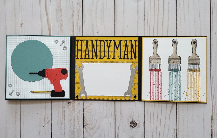 You’re the Most Awesome Handy Man Trifold Memory Book