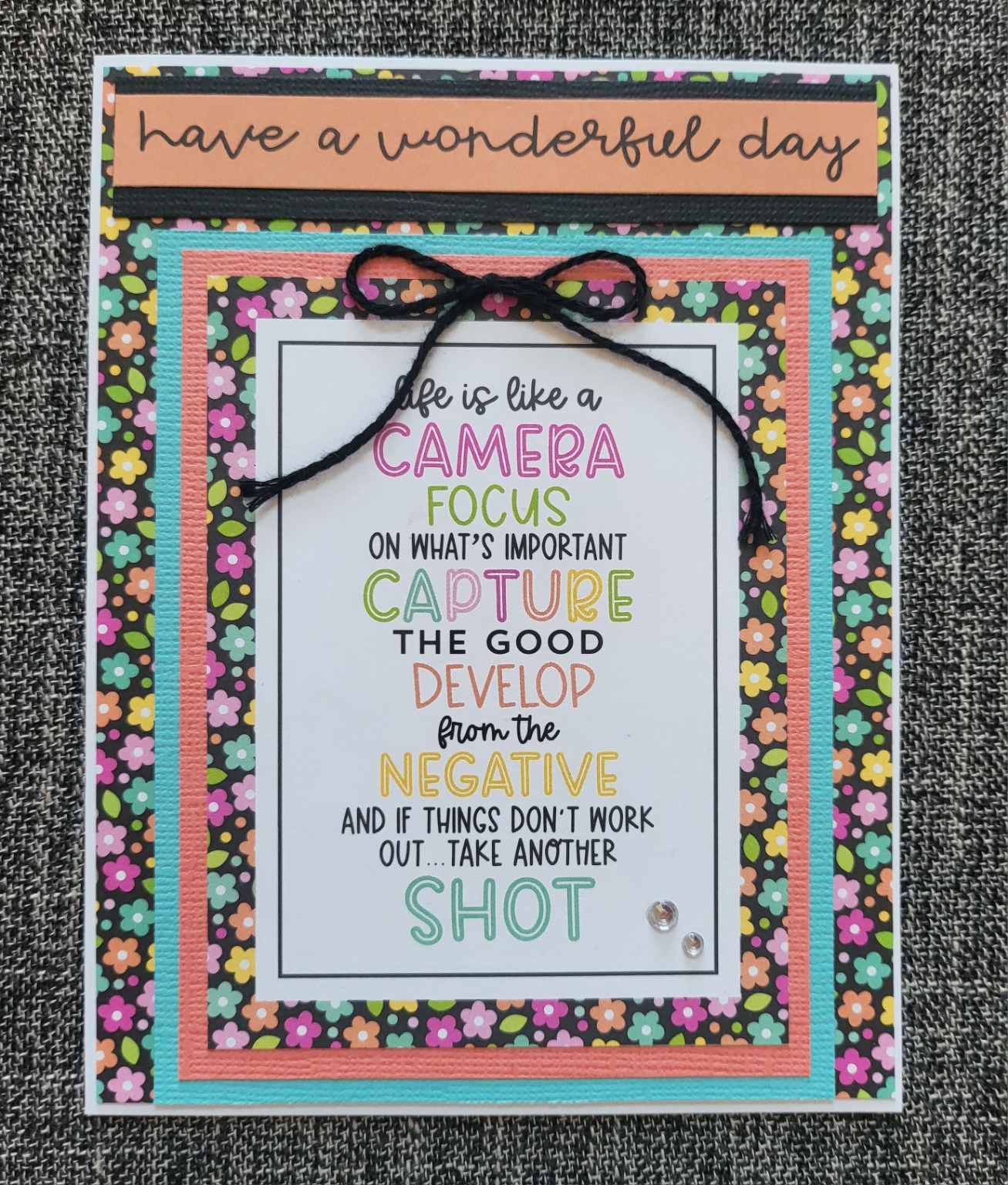 Doodlebug Hello Again DIY Card Kit #1