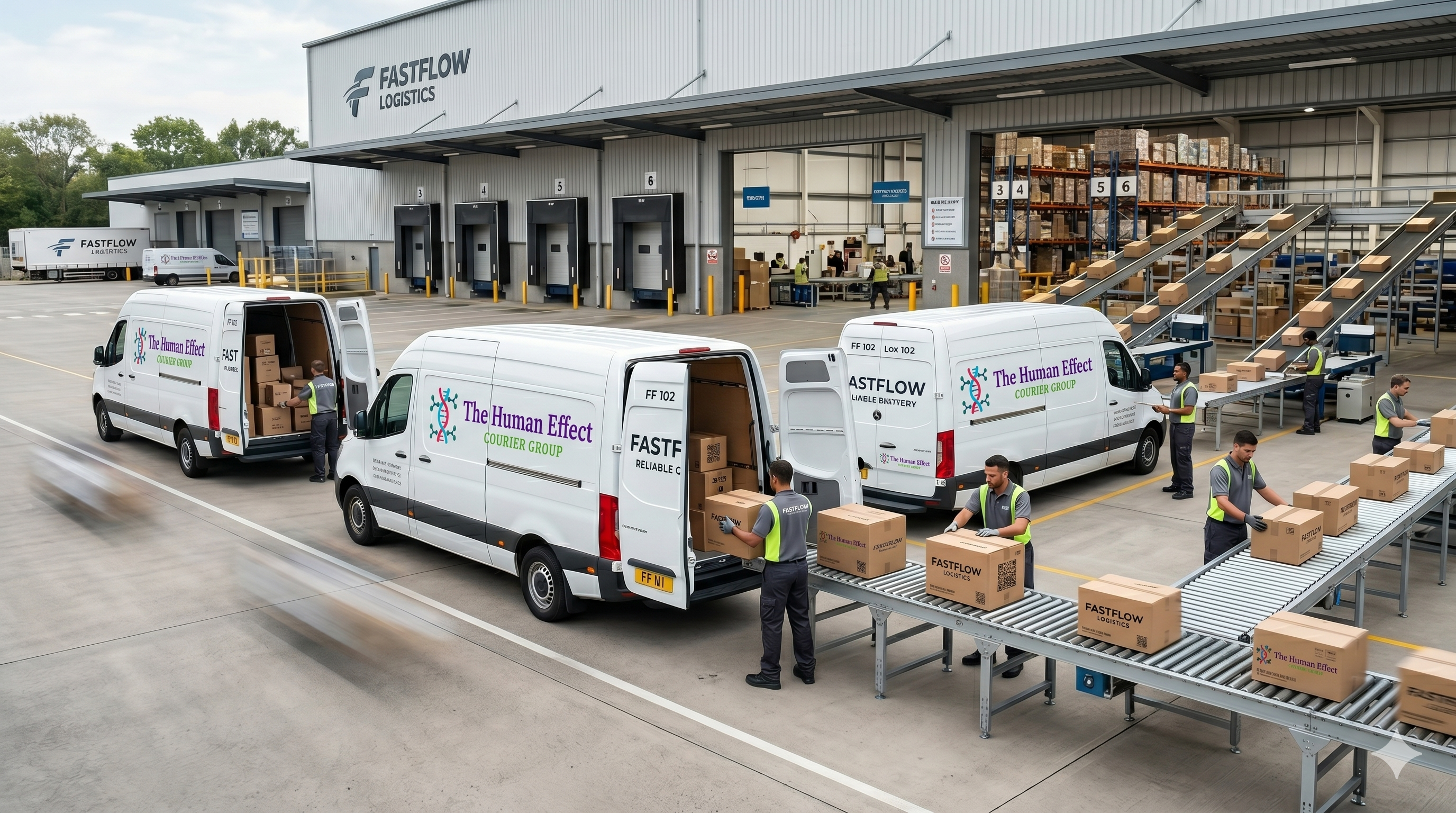 Customer booking a delivery on a mobile app