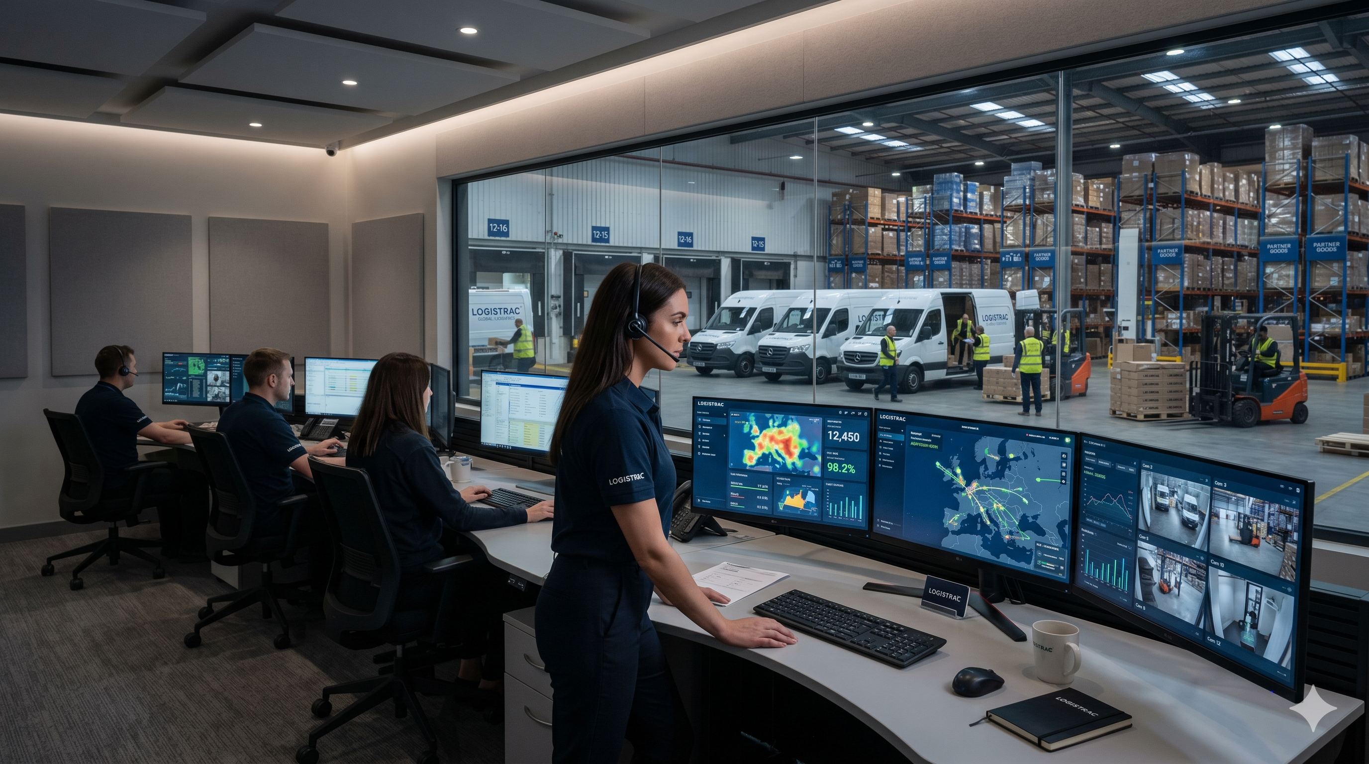 Real-time delivery tracking on laptop and mobile