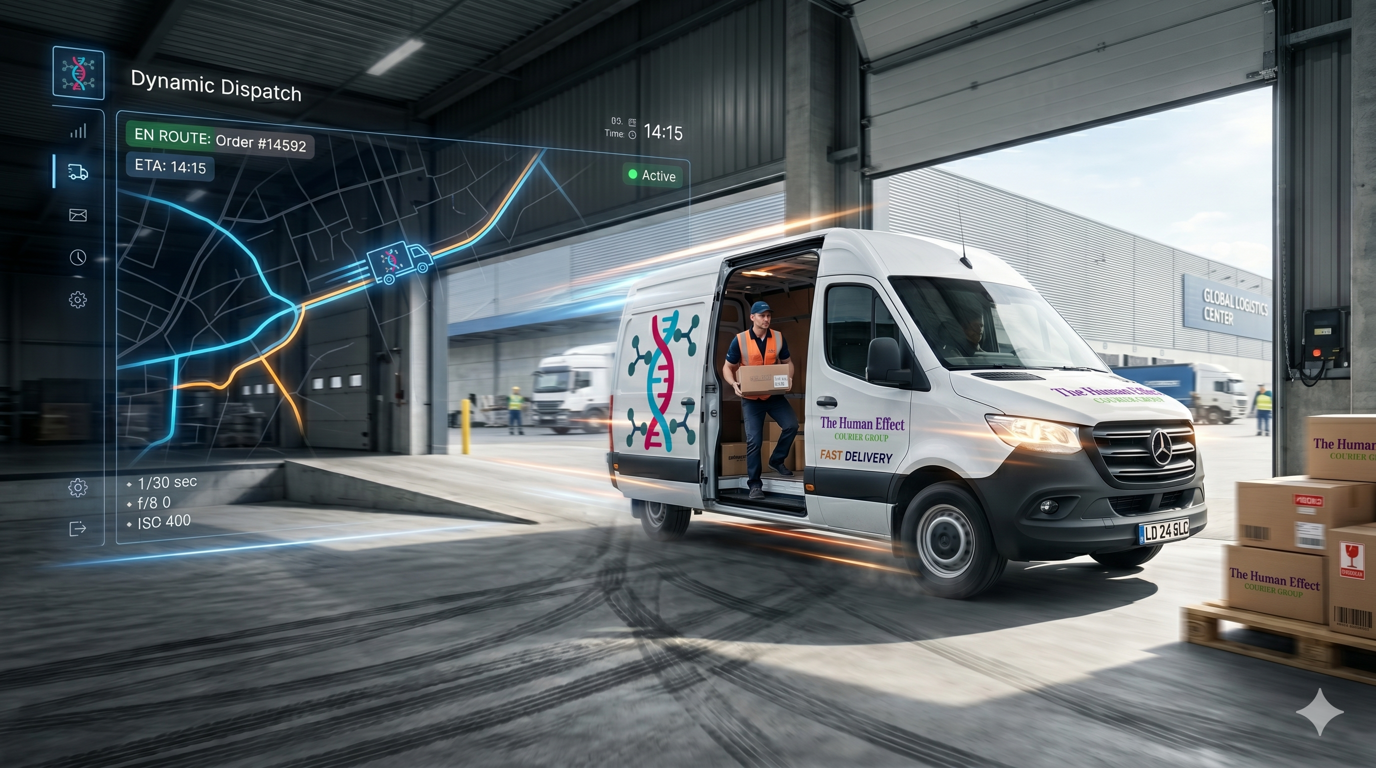 Dispatch team assigning deliveries to drivers