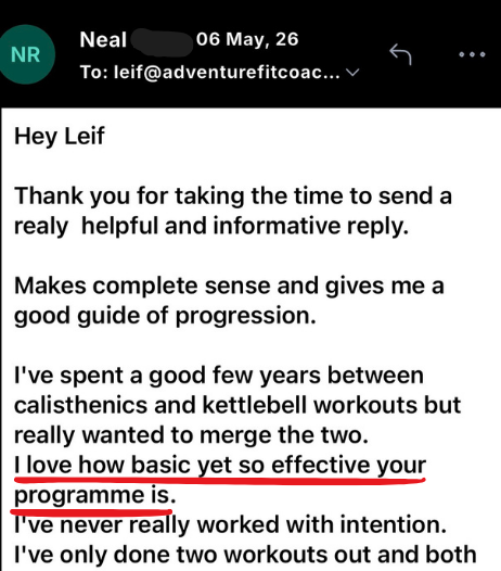 Verified buyer testimonial