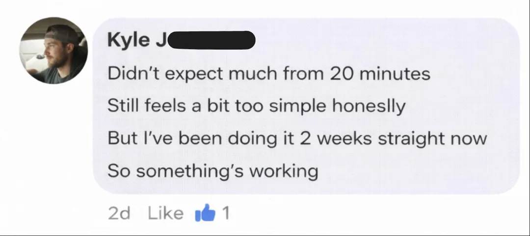 Verified buyer testimonial