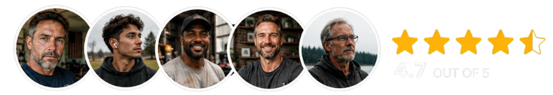 Men who train with the 20-Minute Strength Build