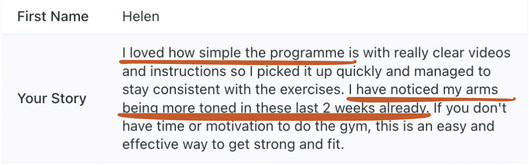 Verified buyer testimonial