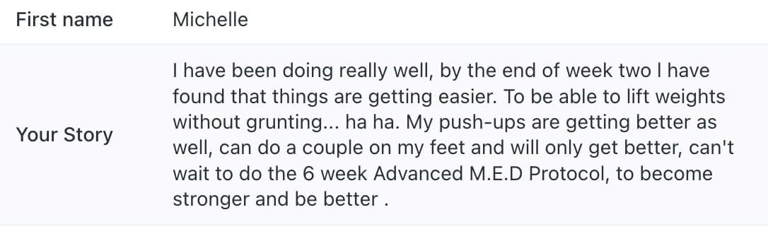 Verified buyer testimonial