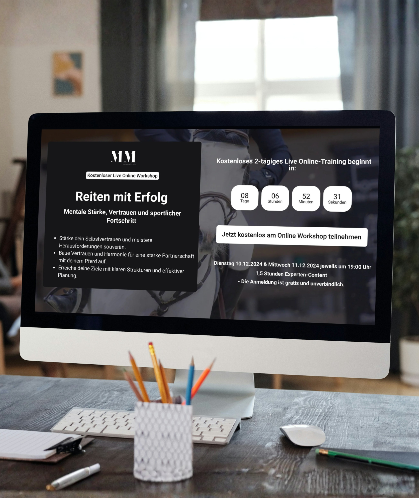 Live-Online-Workshop „Reiten mit Erfolg“