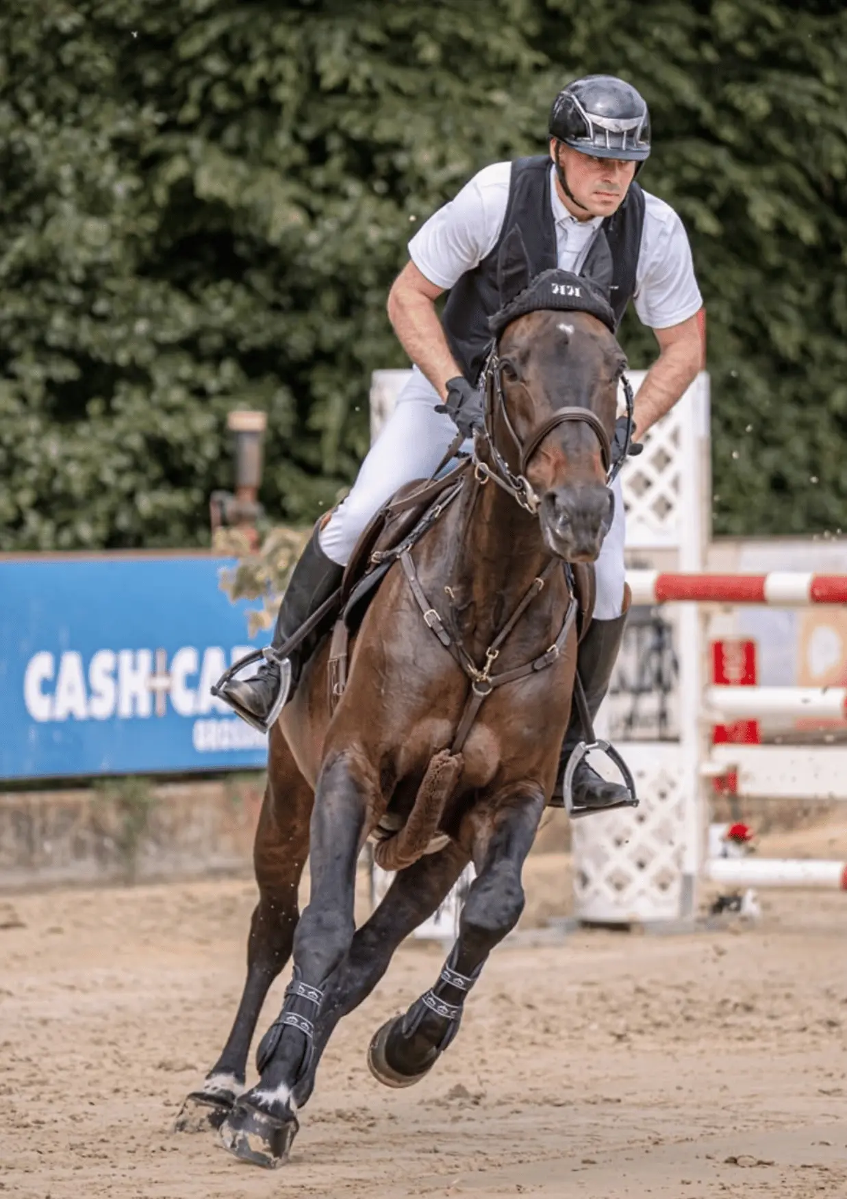 Marco Müller im Parcours