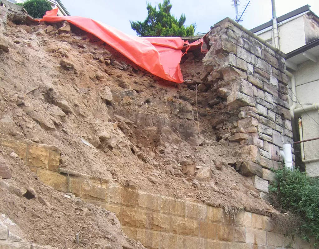 brown concrete brick wall