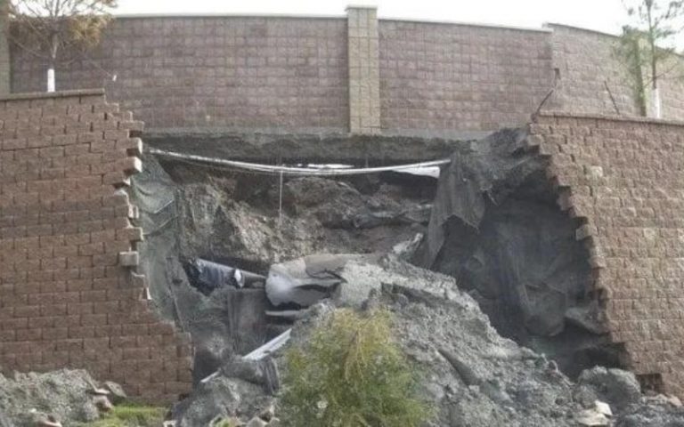 brown concrete brick wall