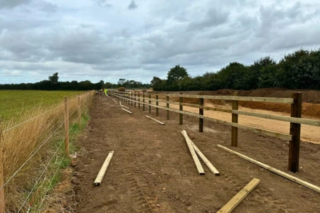 farm fencing job