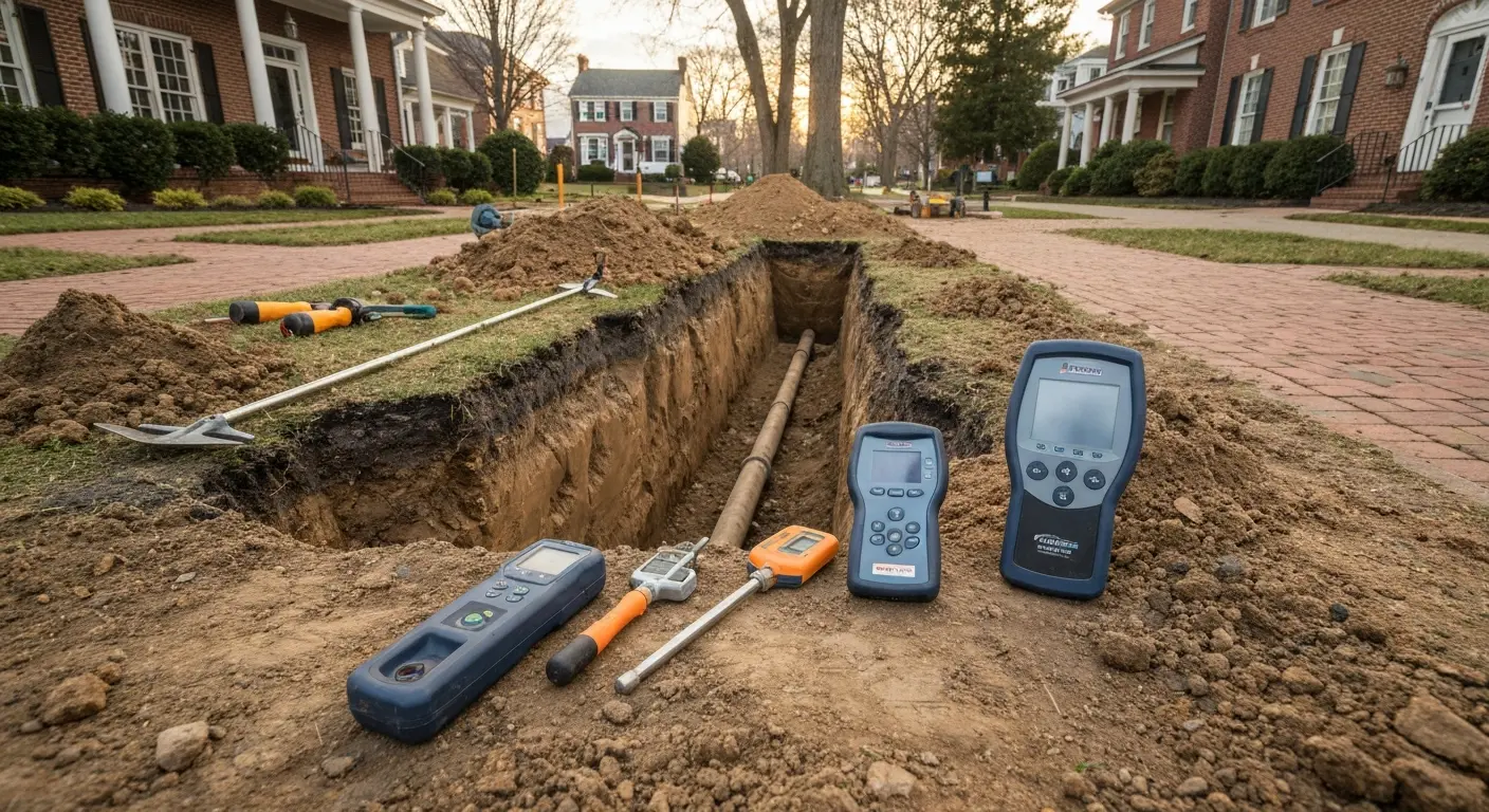 Water line leak detection