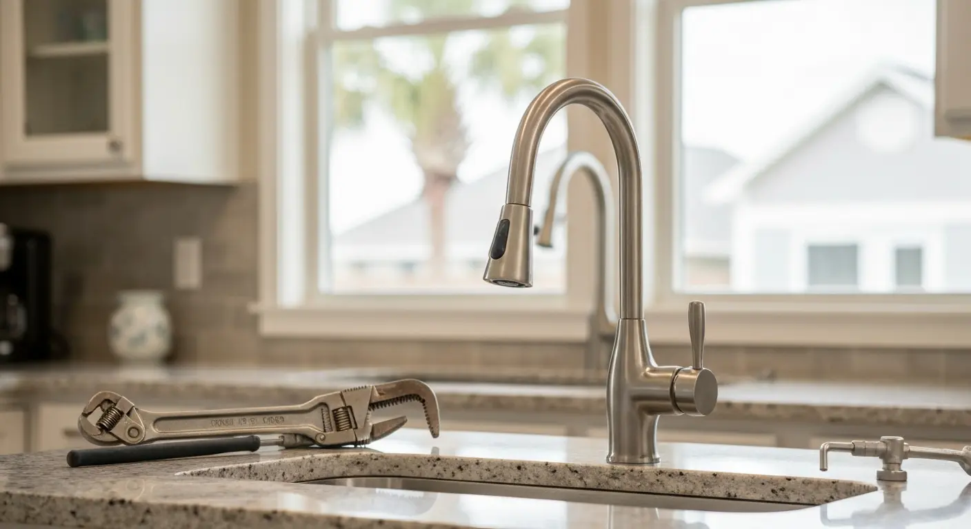 Kitchen faucet repair in Wilmington