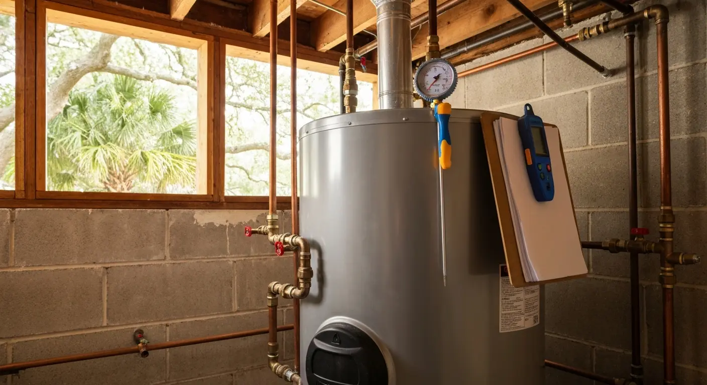 Water heater tank repair