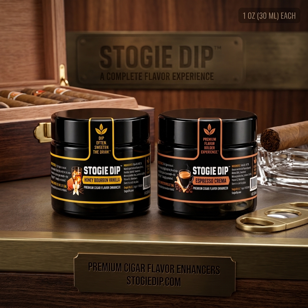 Stogie Dip™ Honey Bourbon Vanilla and Espresso Crema