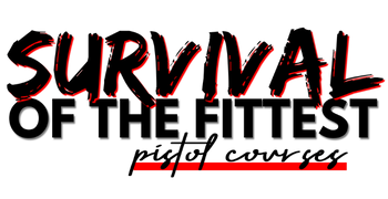 Survival of the fittest pistol courses logo