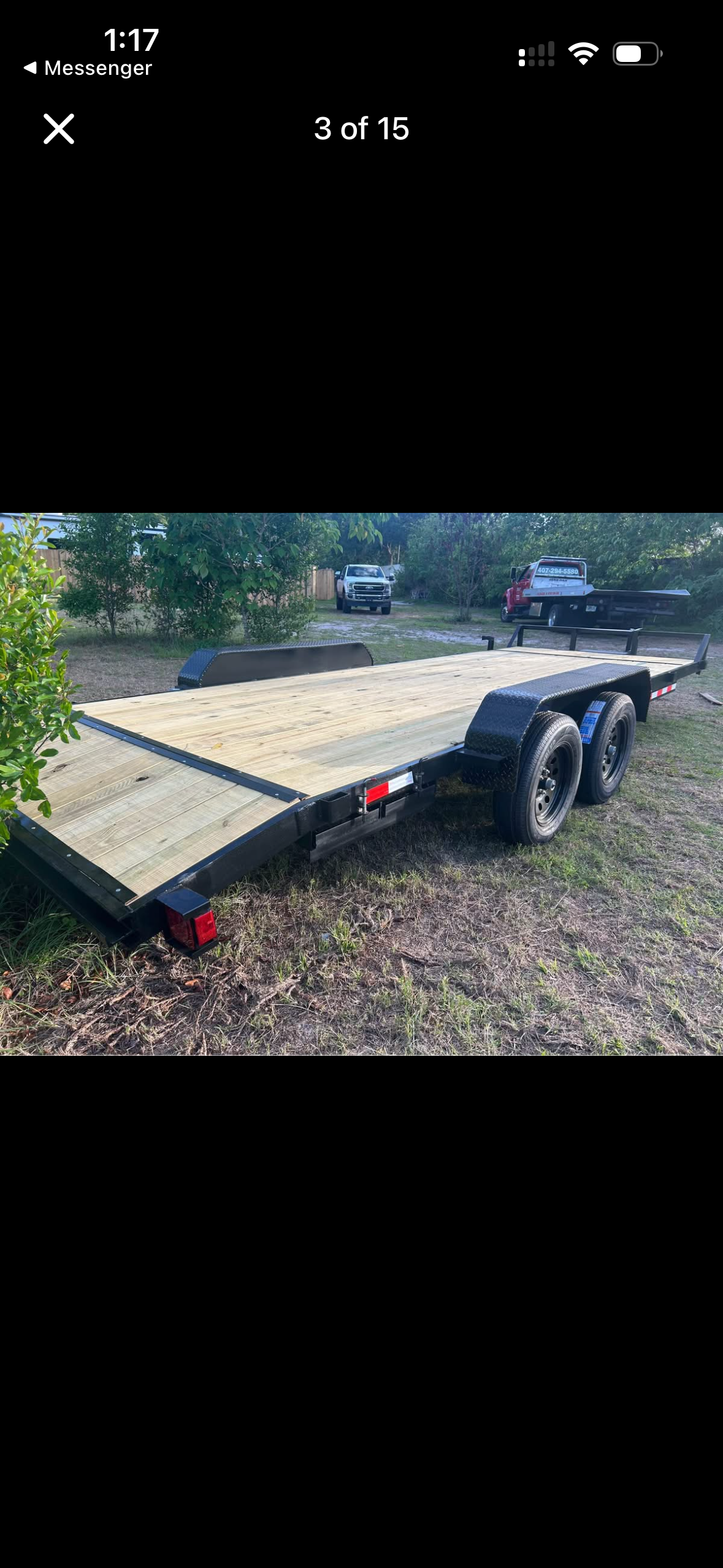 Car hauler trailer rental with winch in Deltona, FL