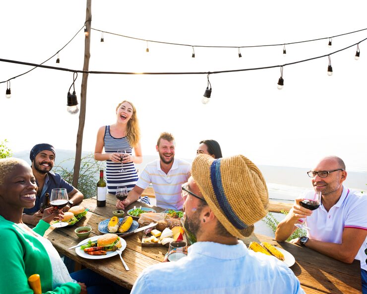 Private beach dinner