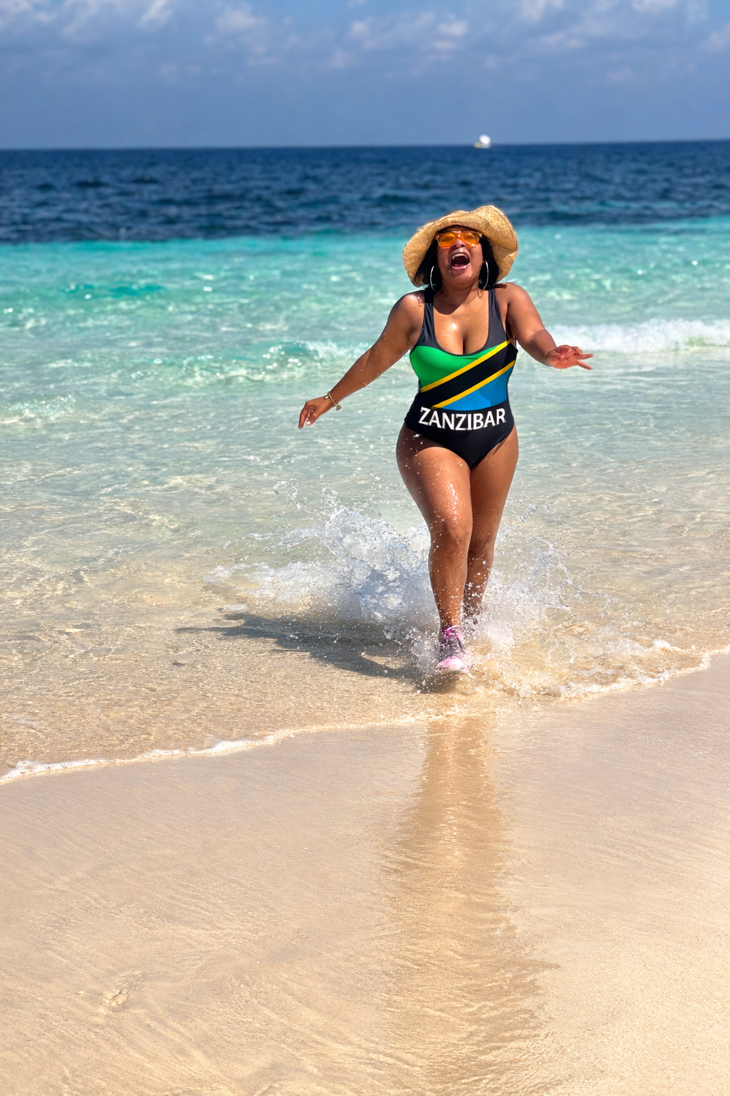 Zanzibar beach panorama
