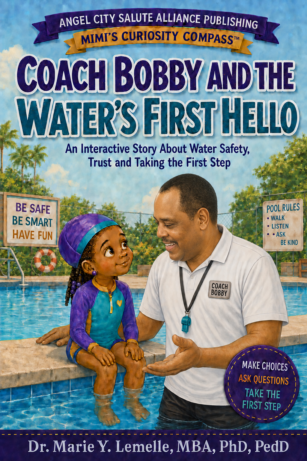 Coach Bobby and the Water's First Hello book cover by Dr. Marie Y. Lemelle