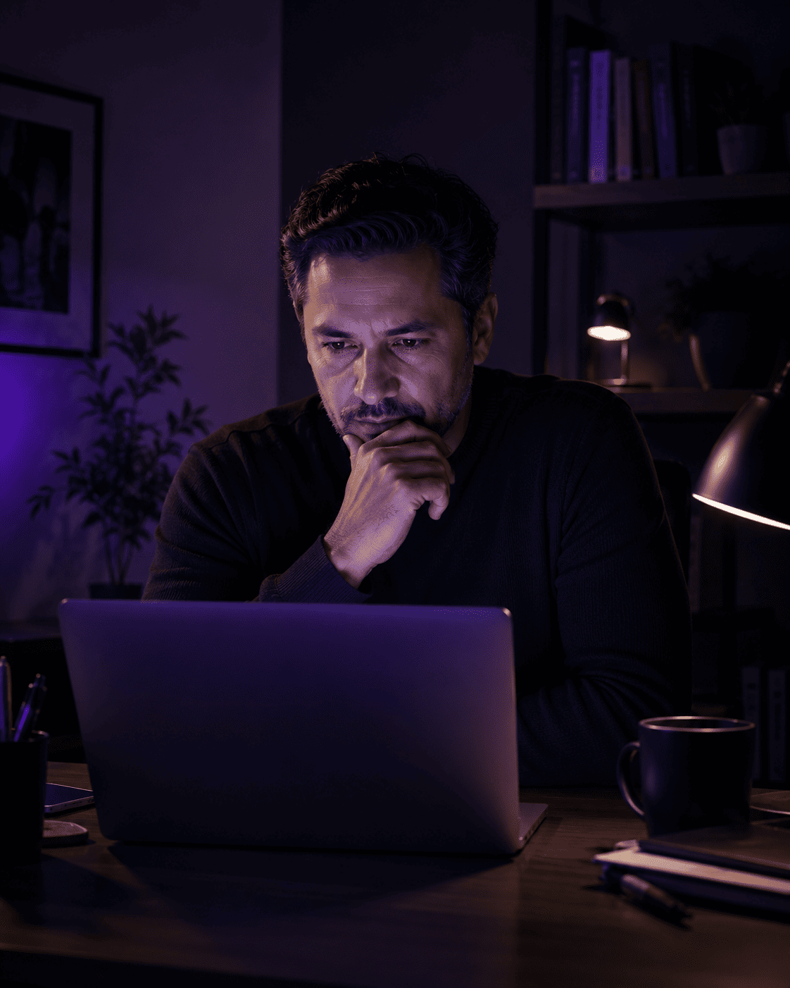 Emprendedor abrumado por la operación