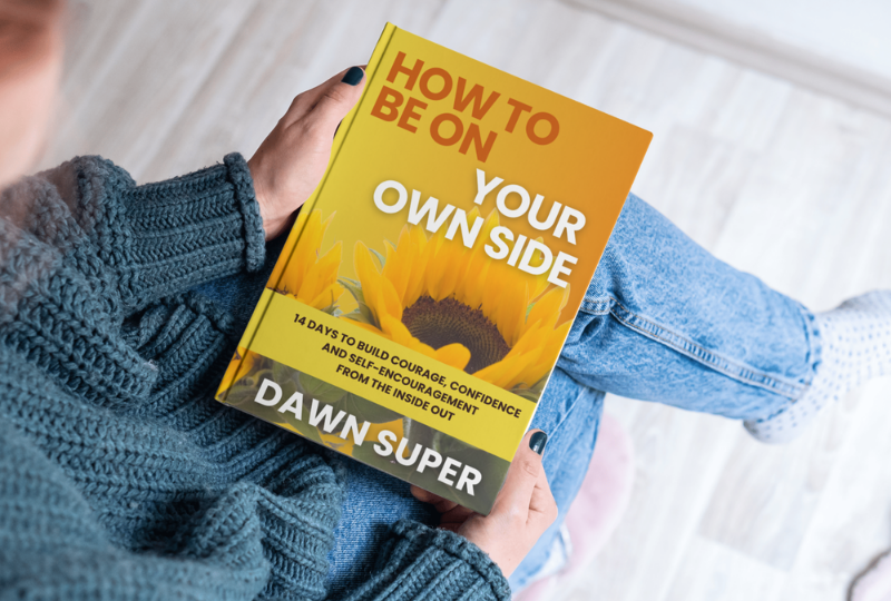 Reader holding the book on their lap