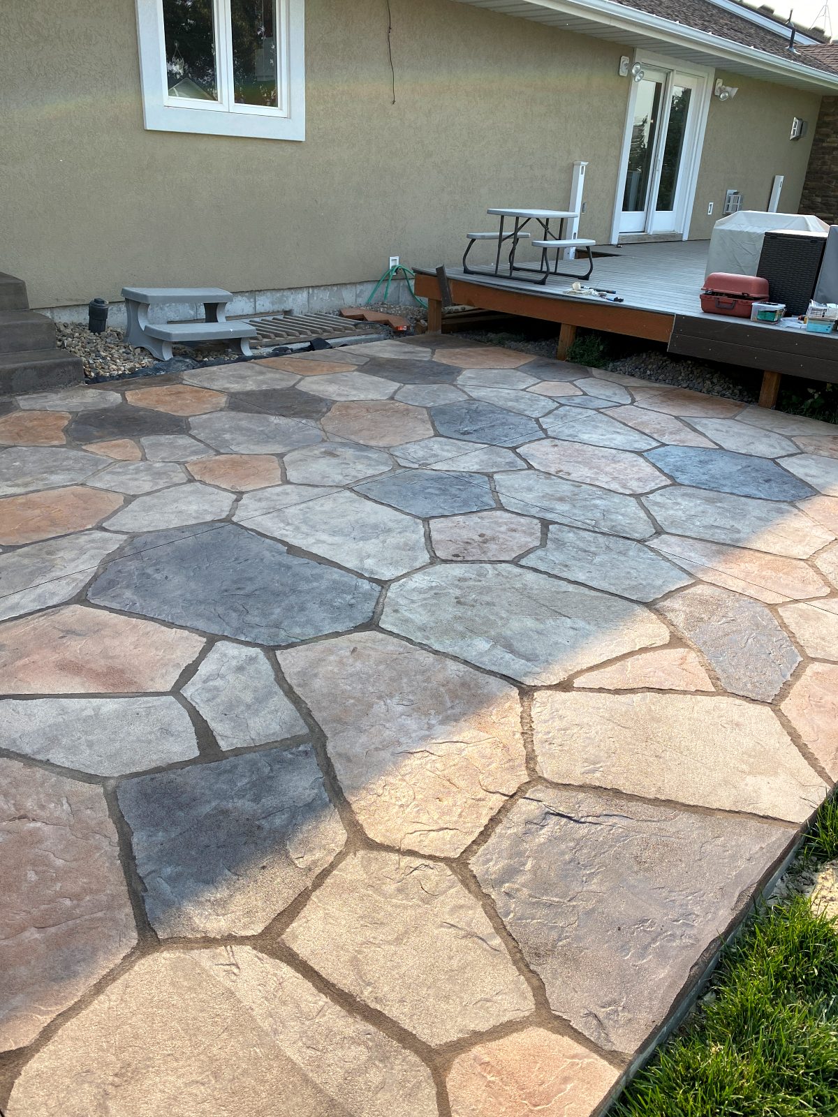 Decorative Stone & Wood-Look Overlays example