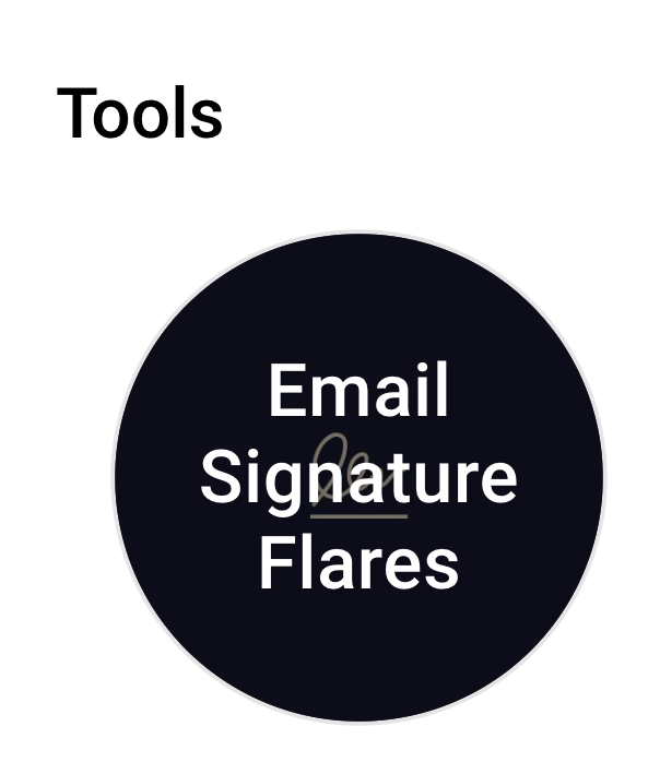 Canzell portal signature flares