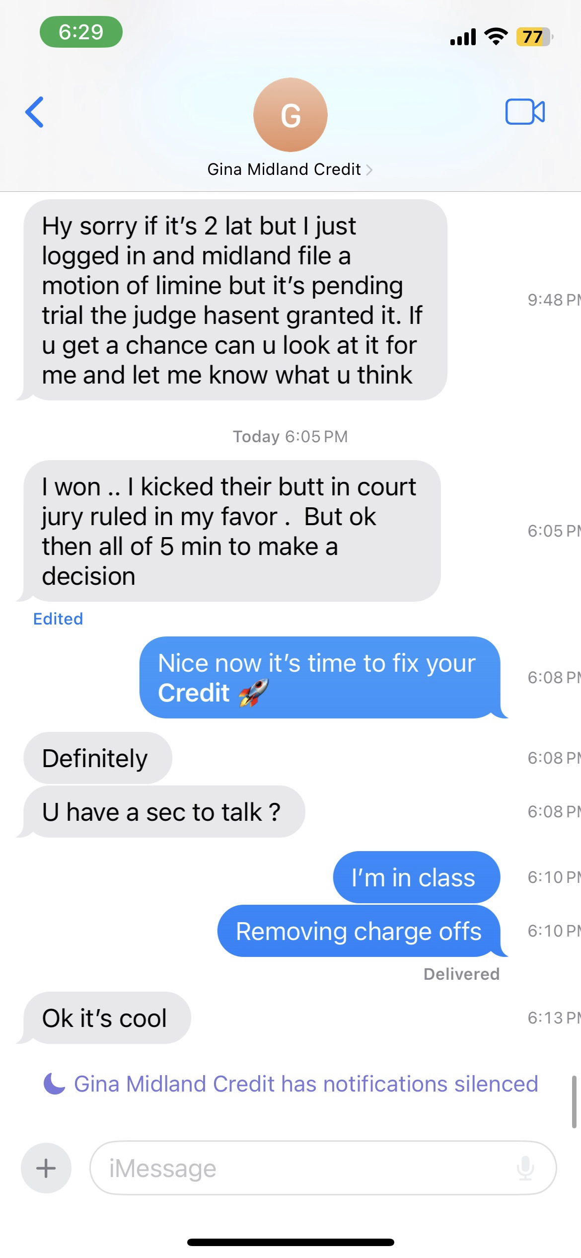 $45k Credit Received