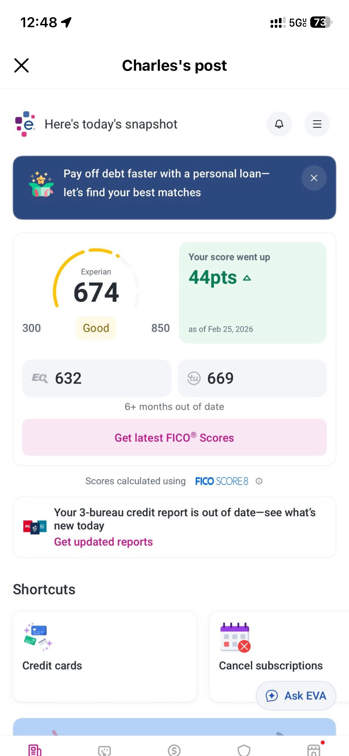 Credit Score Increase