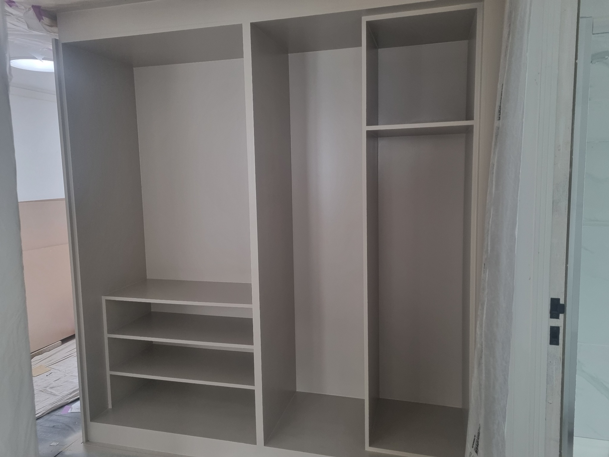 Cabinet spraying project in Jersey — 7