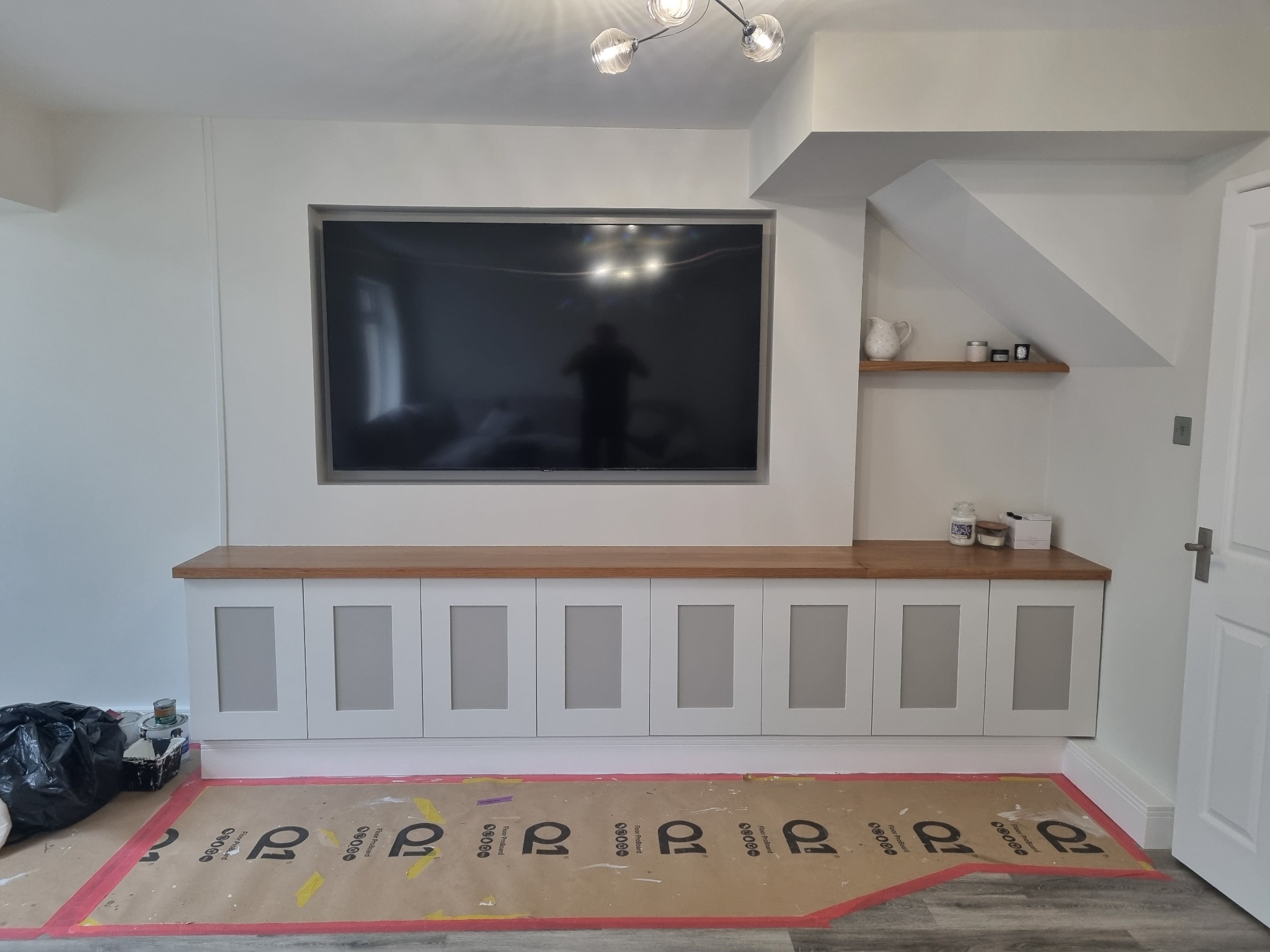 Cabinet spraying project in Jersey — 3