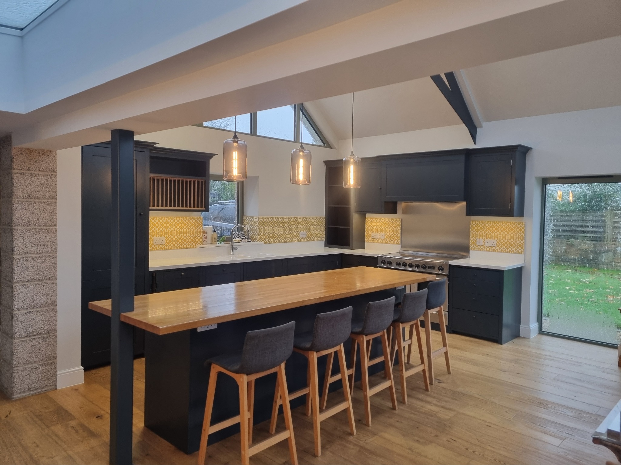 Kitchen spraying project in Jersey — 2