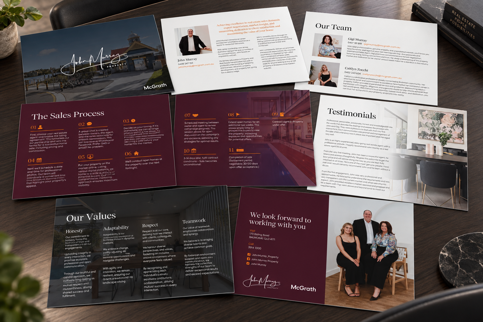 Signage and large format graphic design mock-up