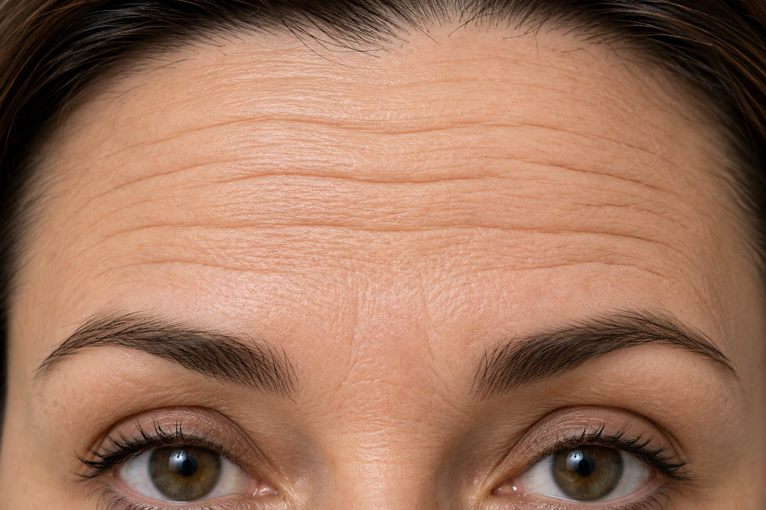 Forehead wrinkles in your 30s before anti-aging treatment Forehead wrinkles in your 30s before anti-aging treatment