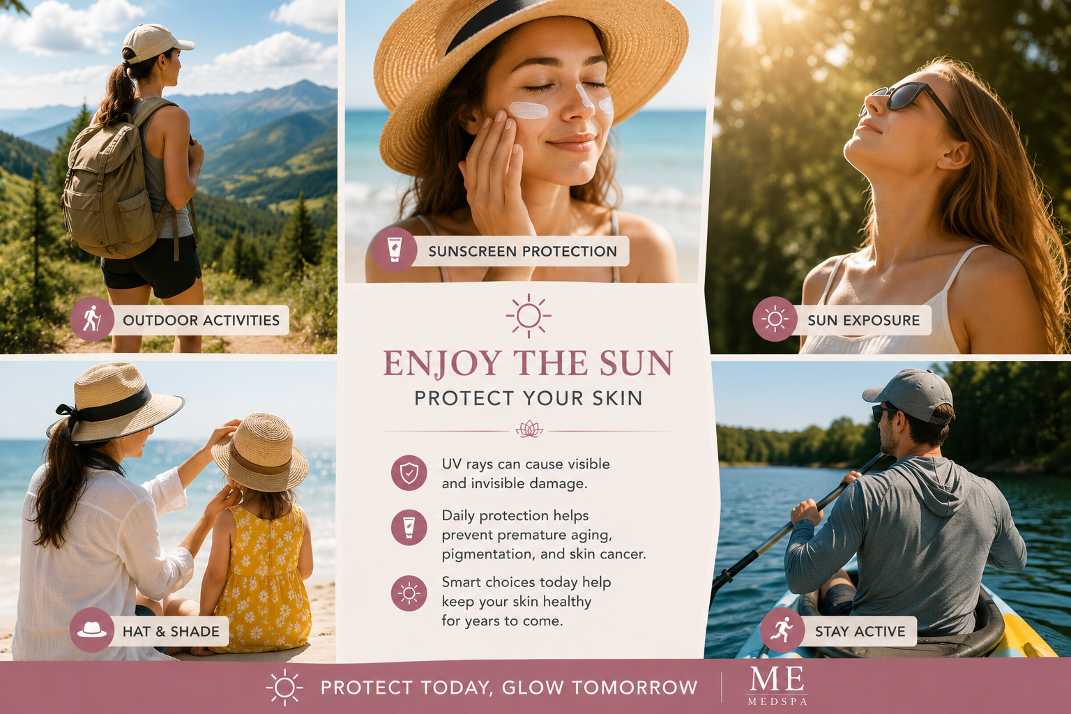 Lifestyle factors that contribute to photoaging over many years