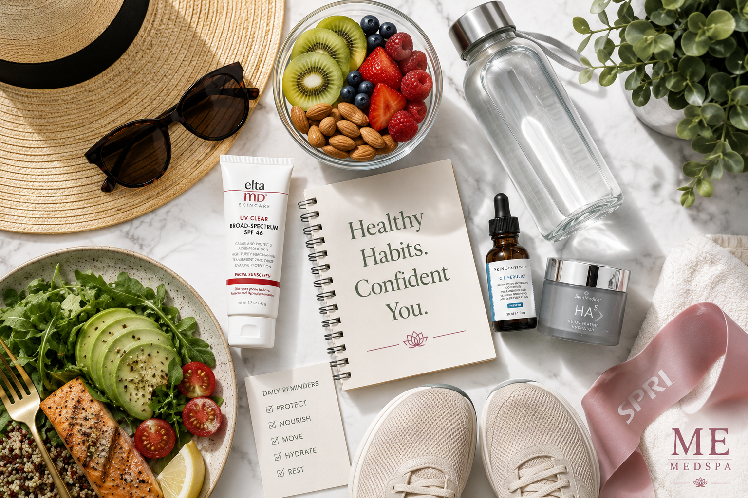 Healthy daily habits that support skin quality and healthy facial aging