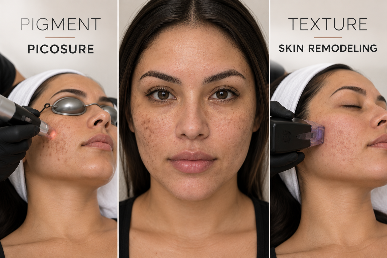 Educational comparison of PicoSure for post-acne pigmentation and skin-remodeling treatment for acne-scar texture