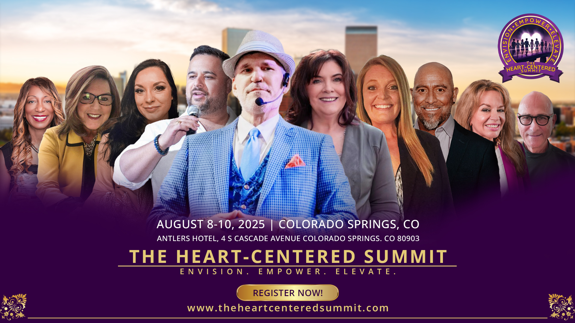 The Heart-Centered Summit | Aug 8-10, 2025 - Colorado Springs