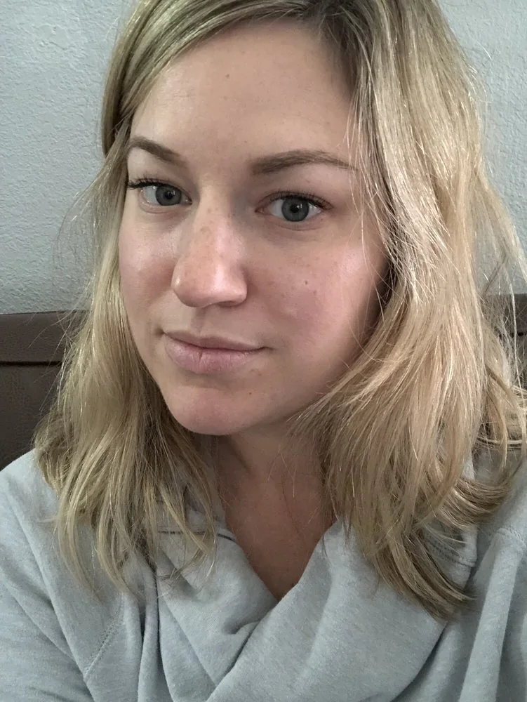 Mackenzie K. showing her lash extensions