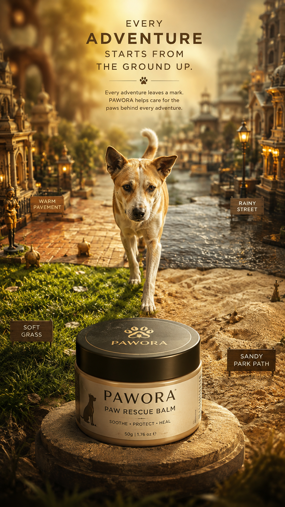 Pawora Dog Balm Outdoor Ad
