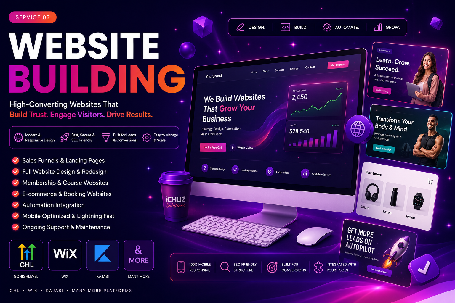 Website build by iCHUZ Solutions