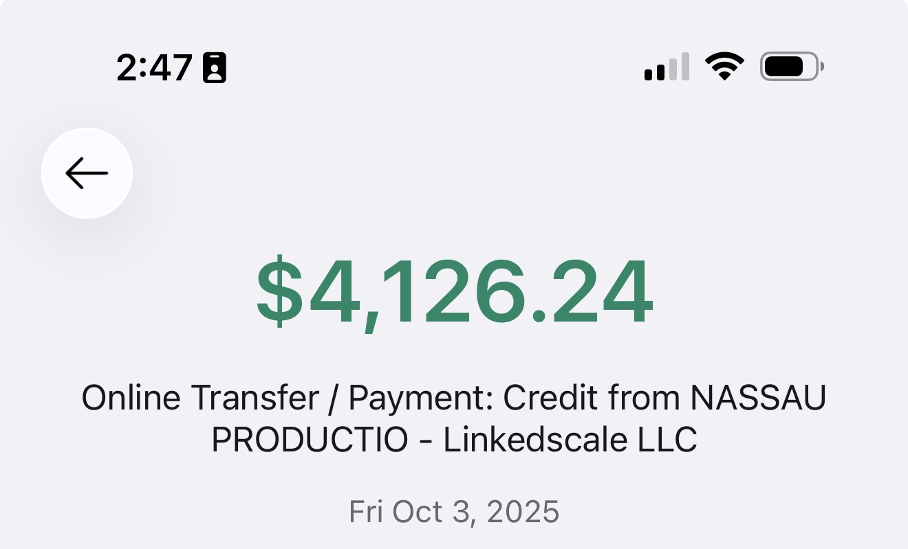 Student result screenshot