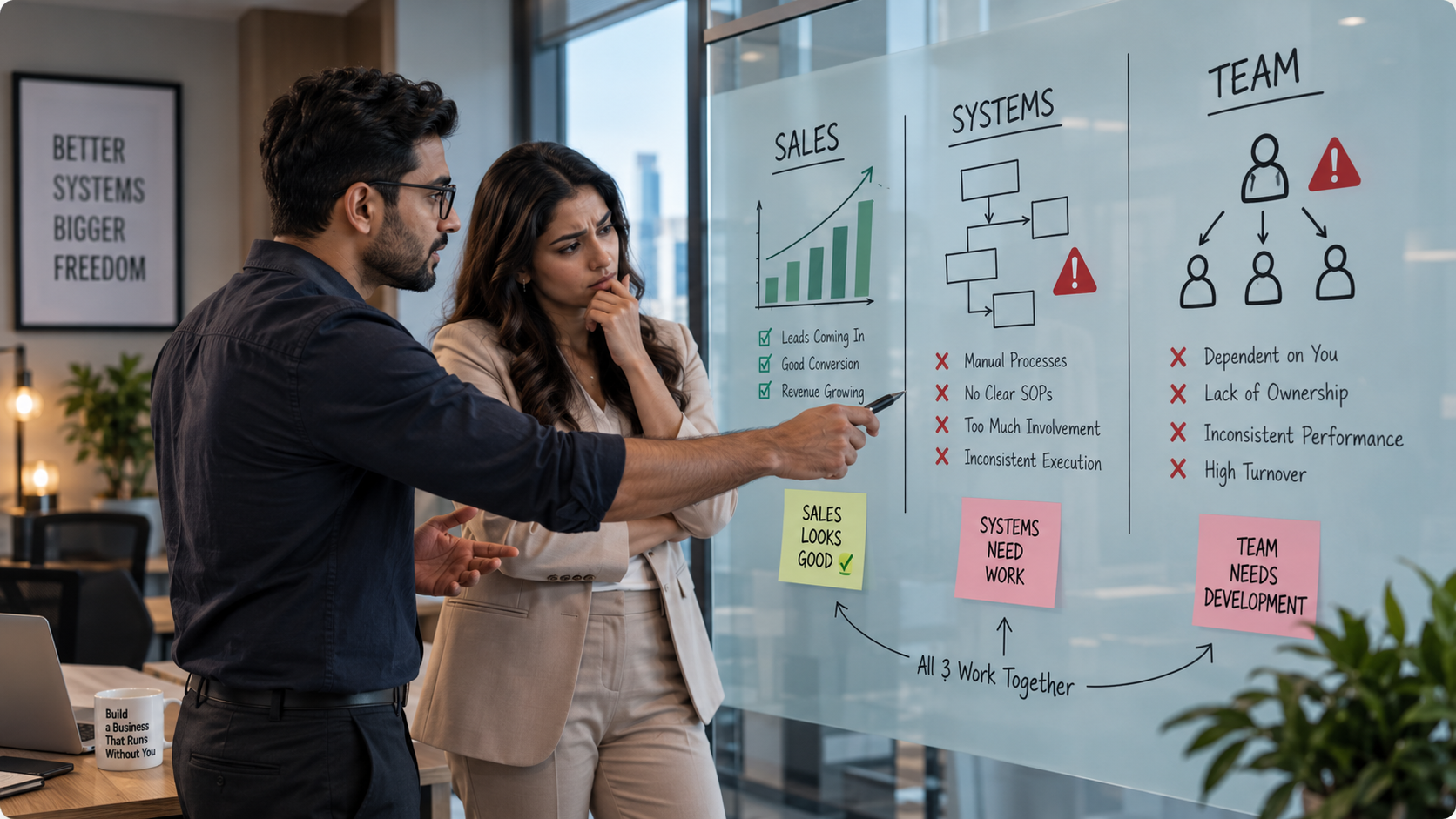Sales, systems or team problem