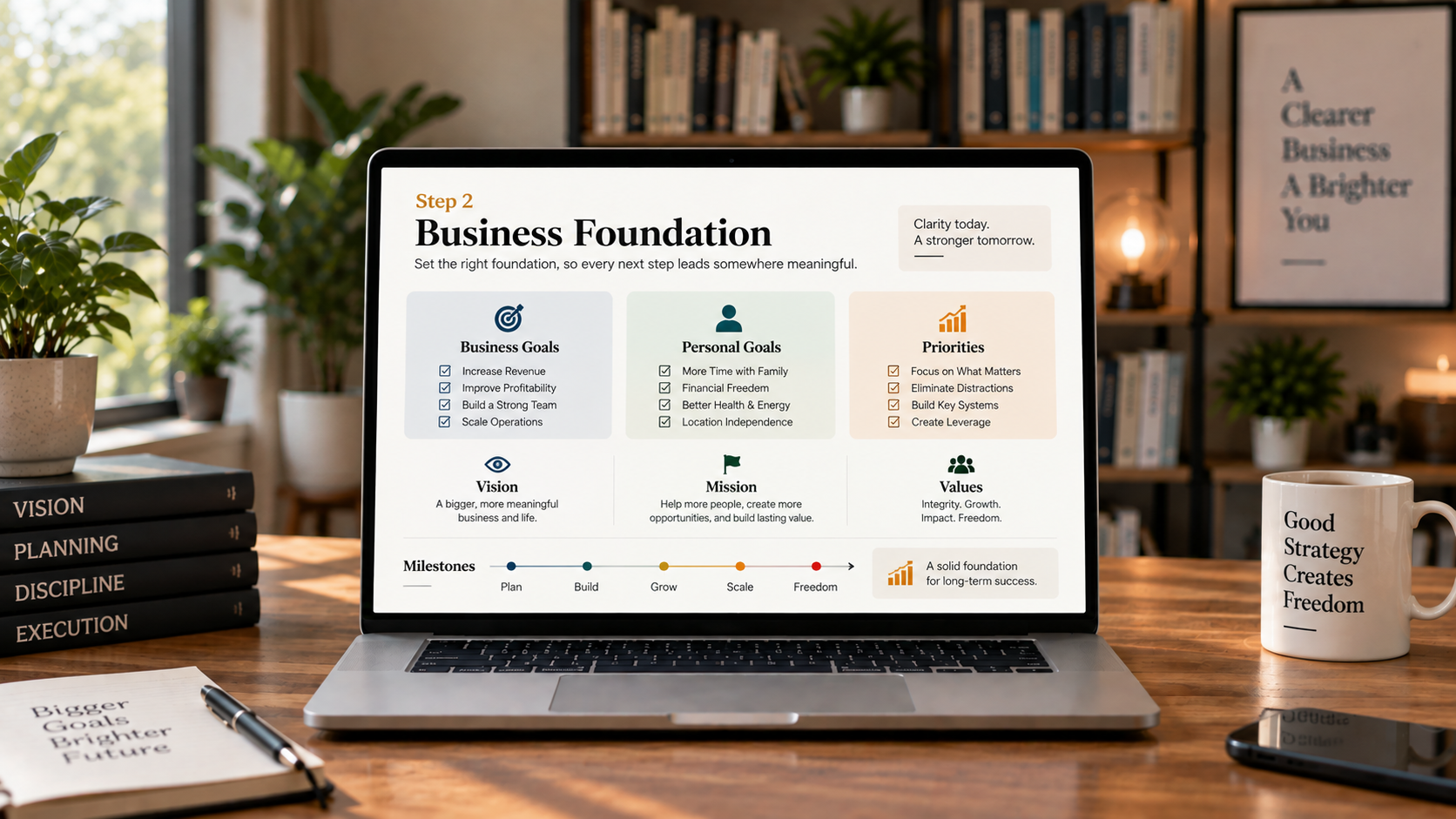 Step 2 — Build the foundation