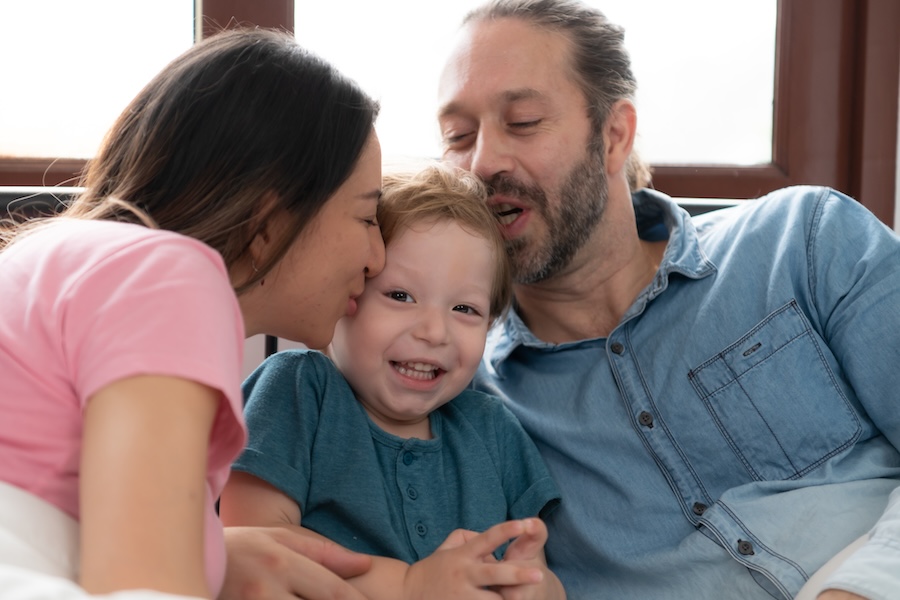Child With PANDAS and parents after getting support Child With PANDAS and parents after getting support