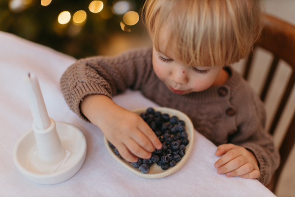 Child Eating Berries Child Eating Berries