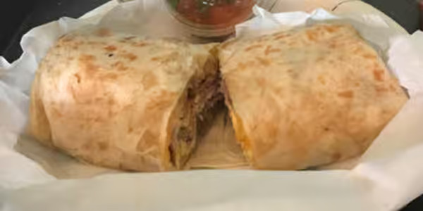 Vicky's breakfast burrito